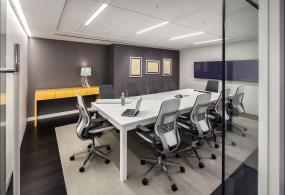 高档办公室多层木地板装修图片大全