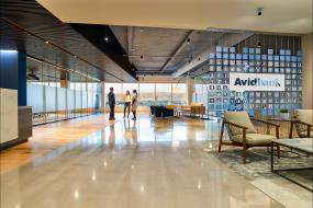 办公室多层木地板图片装修效果图