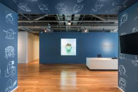 办公室多层木地板装修图片大全