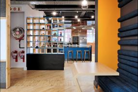 最新办公室多层木地板设计装饰效果图片