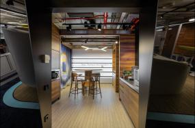 办公室多层木地板装饰效果图大全