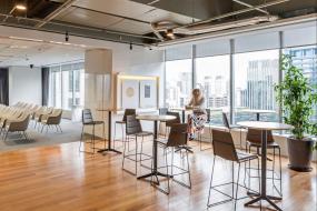 办公室多层木地板装修实景图图片大全