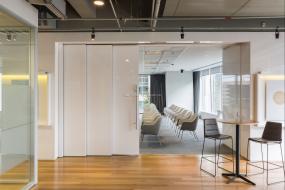 办公室多层木地板装修实景图片大全