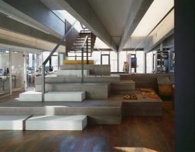 最新办公室茶水休闲区装饰实景图