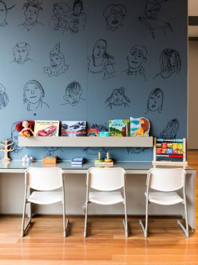 办公室多层木地板装修效果图大全