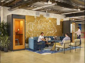 办公室电话间装修实景图图片