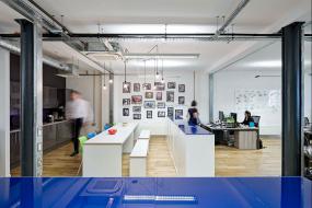 办公室复合实木地板装修设计图片大全