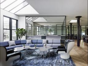 最新办公室环保强化木地板设计装饰效果图