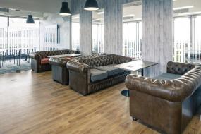 办公室环保强化木地板装饰装修效果图