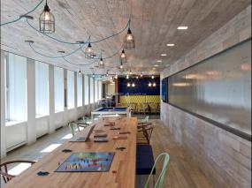 办公室瓷砖木地板设计与装修效果图大全