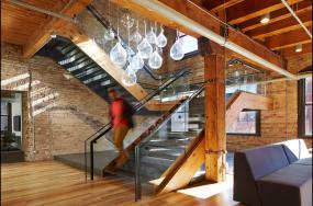 办公室瓷砖木地板室内装修效果图大全