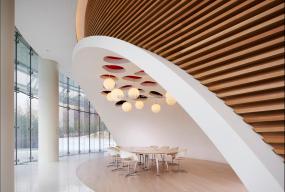 办公室瓷砖木地板装修实景图图片大全