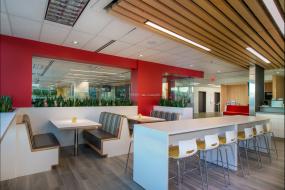 办公室瓷砖木地板图片装修效果图