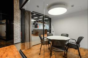 办公室橡木地板装修图片