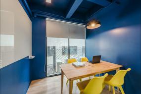 办公室橡木地板装修设计效果图片