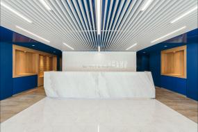 办公室橡木地板装修设计效果图大全