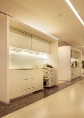 最新办公室打印区效果图