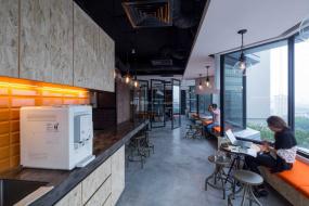 办公室打印区装修装潢效果图