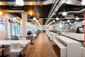 办公室多层复合木地板设计装修图片