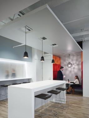 办公室木地板颜色装修效果图大全