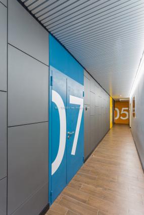 办公室三层实木地板设计装修效果图片大全