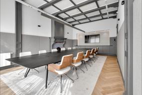 办公室木地板颜色装潢设计效果图片