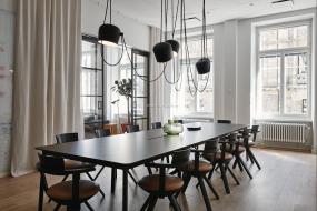 办公室竹木地板装饰图片