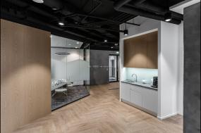 办公室木地板颜色装修设计效果图大全