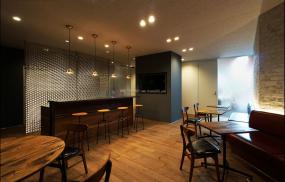 办公室竹木地板装修实物图片