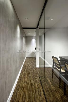 办公室木地板颜色装修高清图片