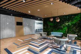 办公室木地板颜色装修设计图片