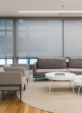 办公室生态木地板设计装修效果图片大全