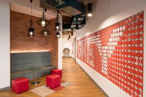 办公室木地板材质设计与装修效果图