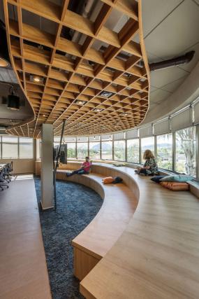 办公室木地板材质室内装修效果图大全