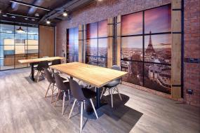 办公室桦木地板装修实景图片大全