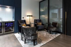 专业办公室木地板材质装修设计图片