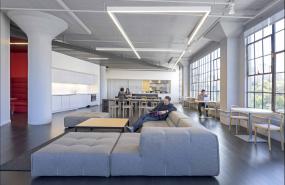 办公室生态木地板设计与装修效果图大全