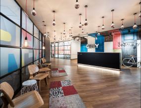 办公室木地板材质设计装饰图