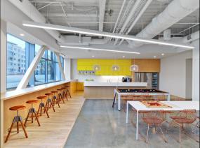 办公室生态木地板图片装修