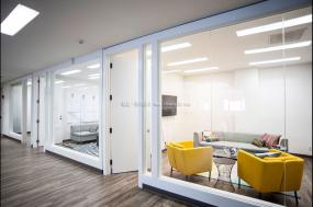 办公室生态木地板装饰设计效果图片