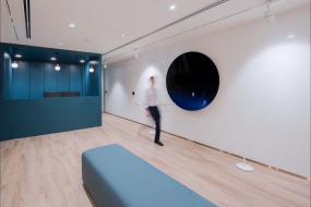 高档办公室木地板材质装修图片大全