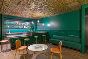 2018办公室木地板材质装修效果图