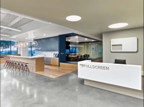 办公室生态木地板图片装修效果图