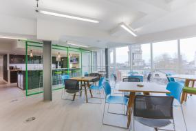 办公室桦木地板装潢设计图