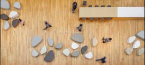 最新办公室进口木地板设计装饰效果图