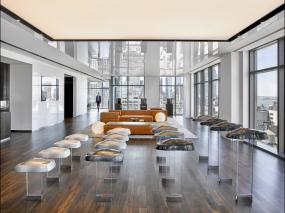 办公室进口木地板装修实景图图片