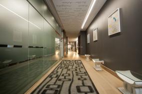 办公室实木地板材质装饰图片