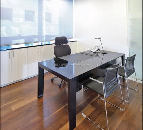 办公室实木地板材质设计装饰图片