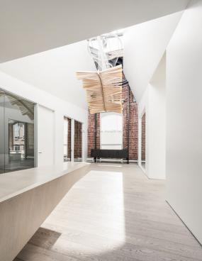 最新办公室环保强化木地板设计装饰效果图片