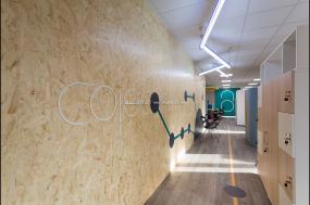 办公室环保强化木地板图片装修效果图